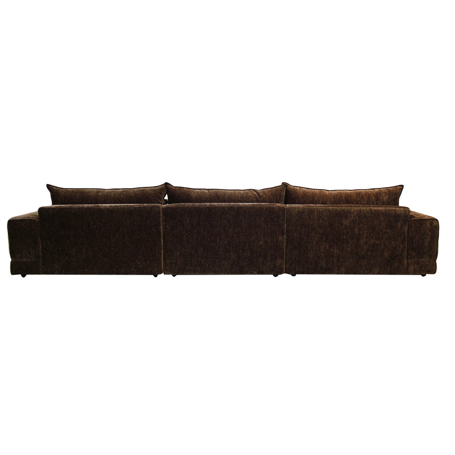 London 6 Seater Sofa Umber