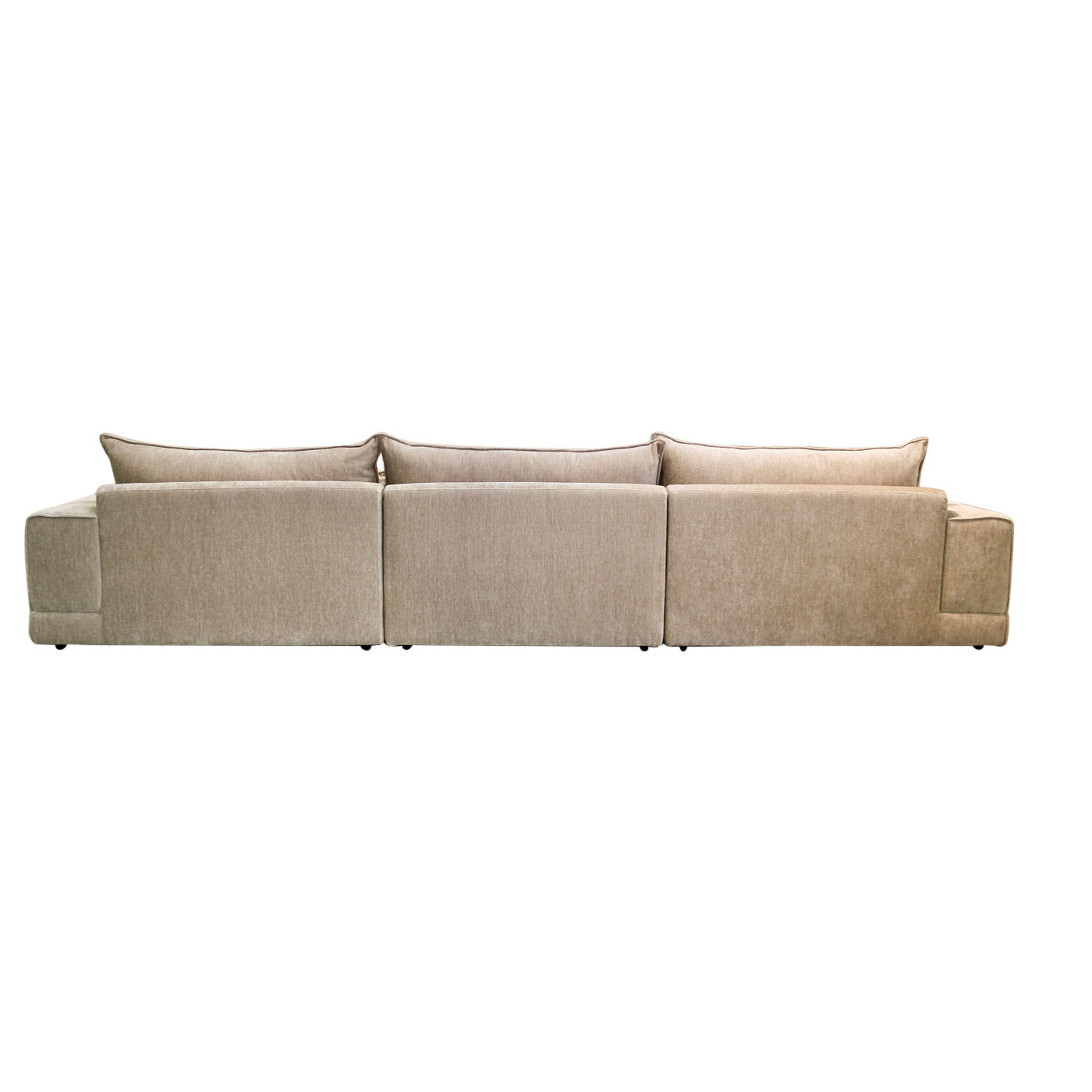 London 6 Seater Sofa Tan