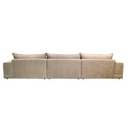 London 6 Seater Sofa Tan