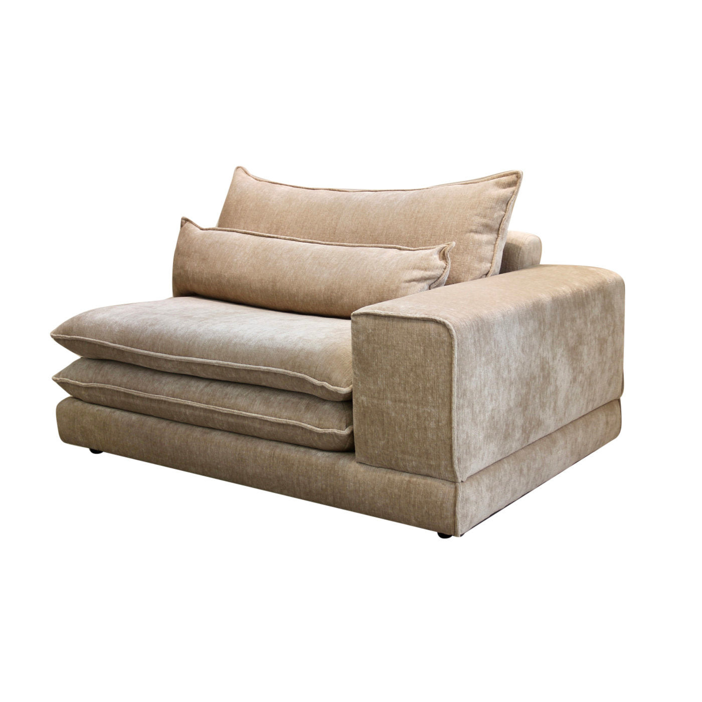 London Right Arm Sofa Tan