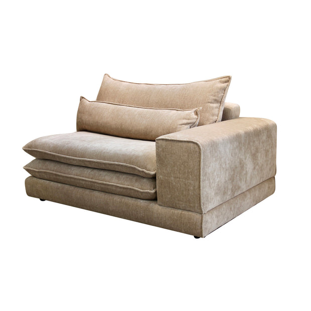 London Right Arm Sofa Tan