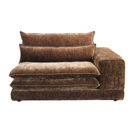 London Right Arm Sofa Umber