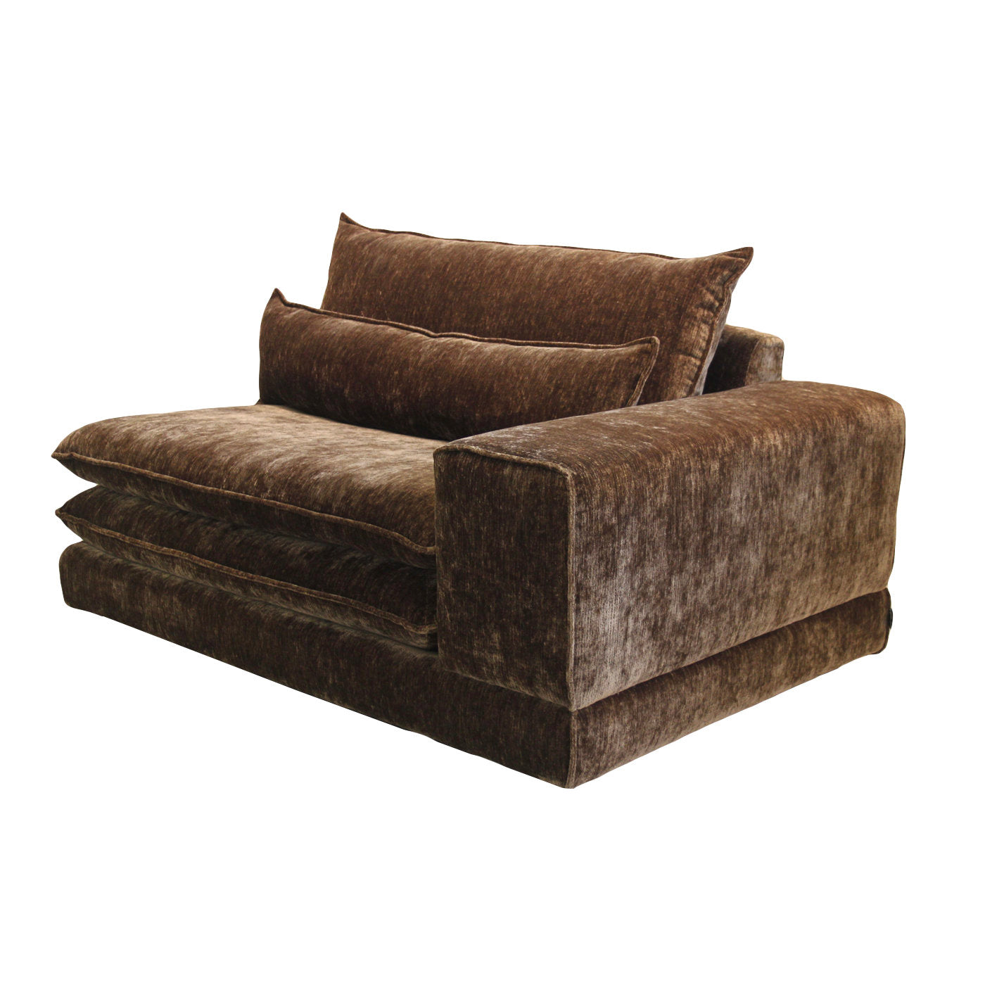 London Right Arm Sofa Umber