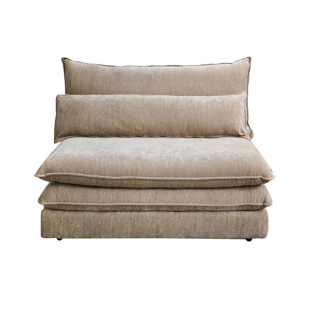 London Middle Part Sofa Tan