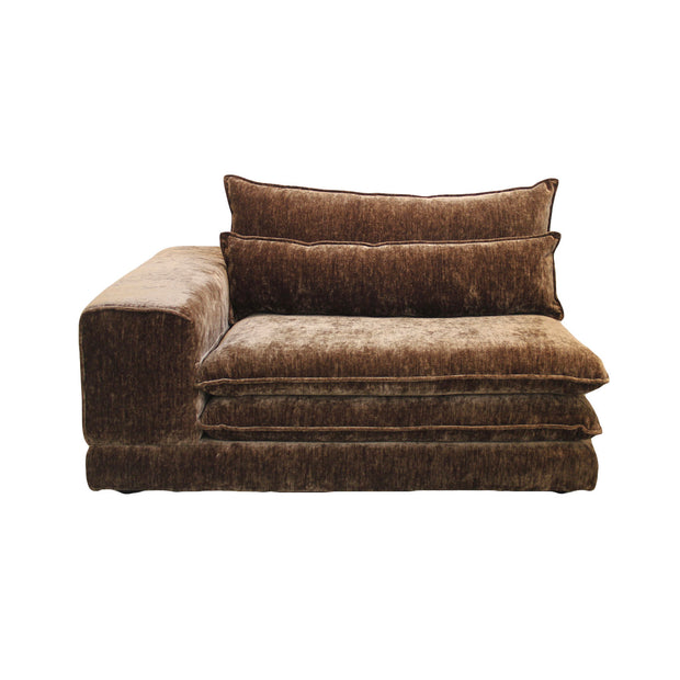 London Left Arm Sofa Umber