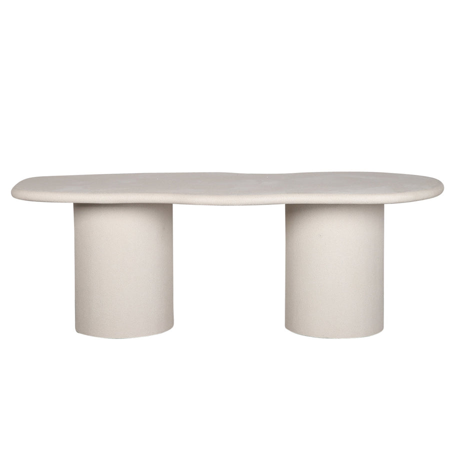 Scandi Dining Table Micro Cement