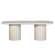 Scandi Dining Table Micro Cement