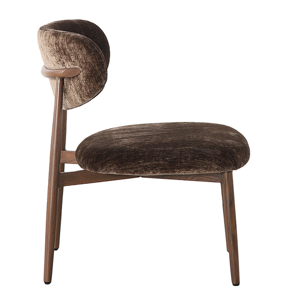 Japandi Lounge Chair Umber