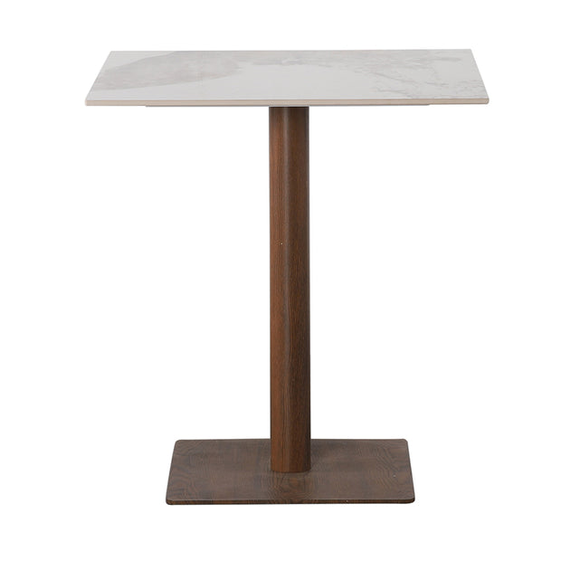 Vierkante Bistro Eettafel Keramisch Marmer