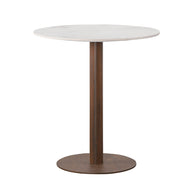 Ronde Bistro Eettafel Keramisch Marmer