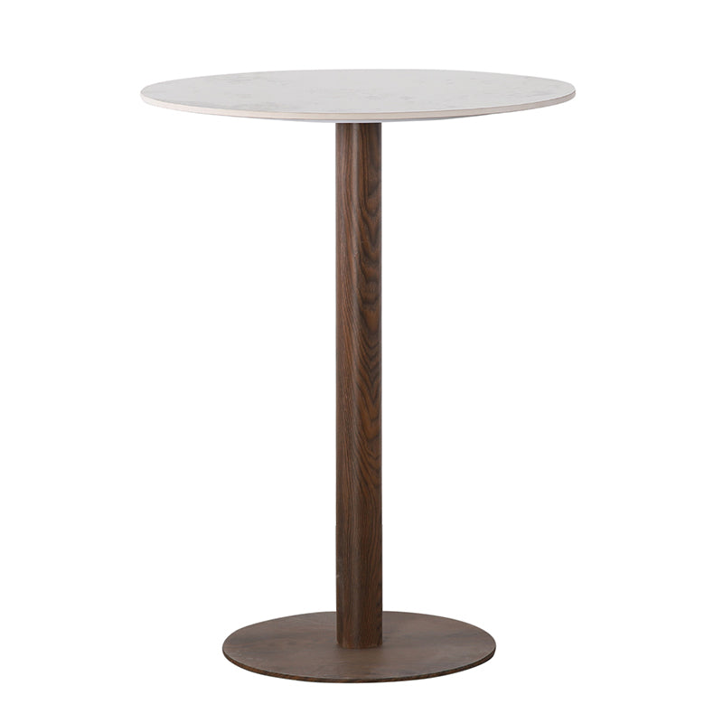Ronde Bistro Keukentafel Keramisch Marmer