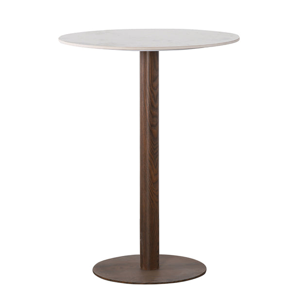 Ronde Bistro Keukentafel Keramisch Marmer