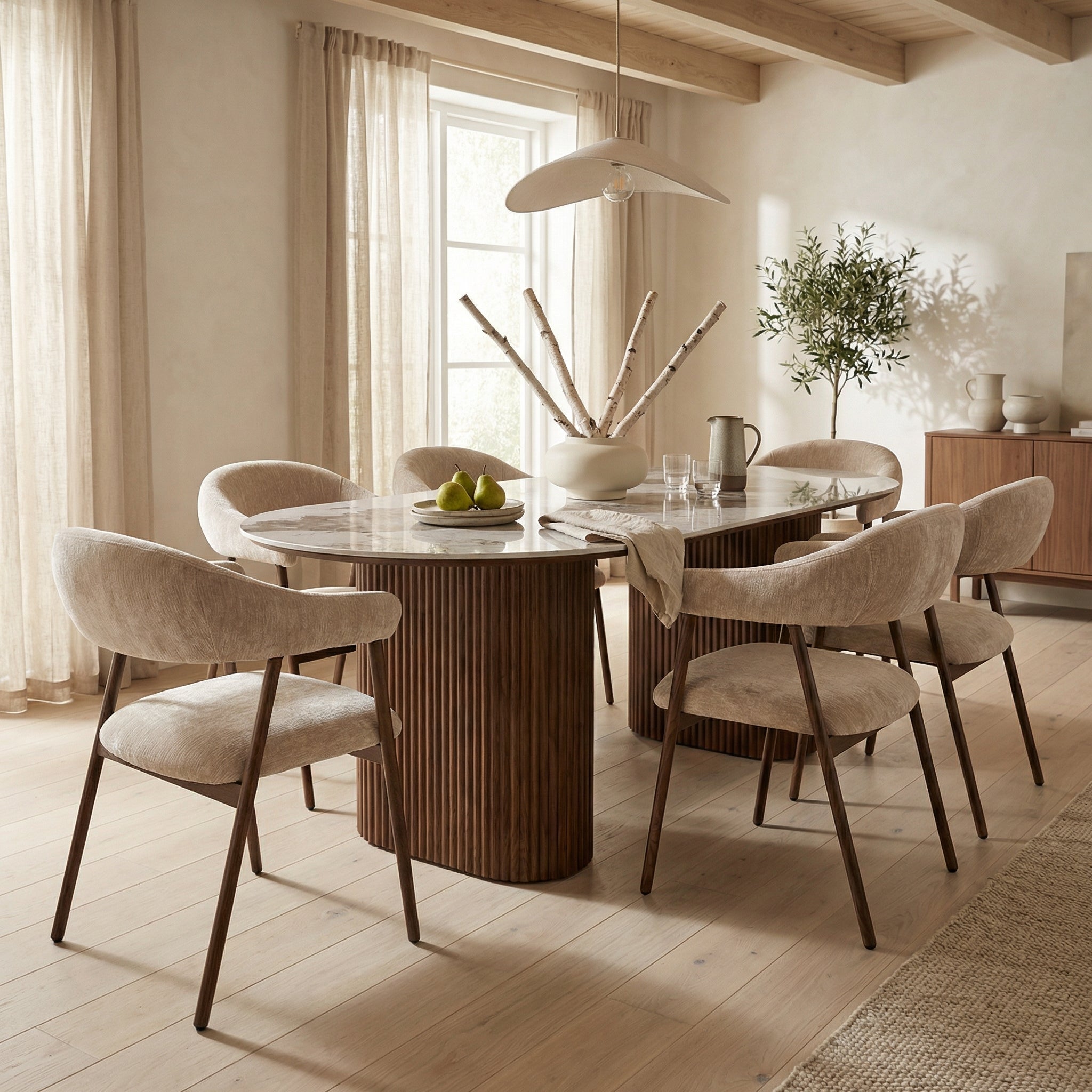 Scandi Chair Tan