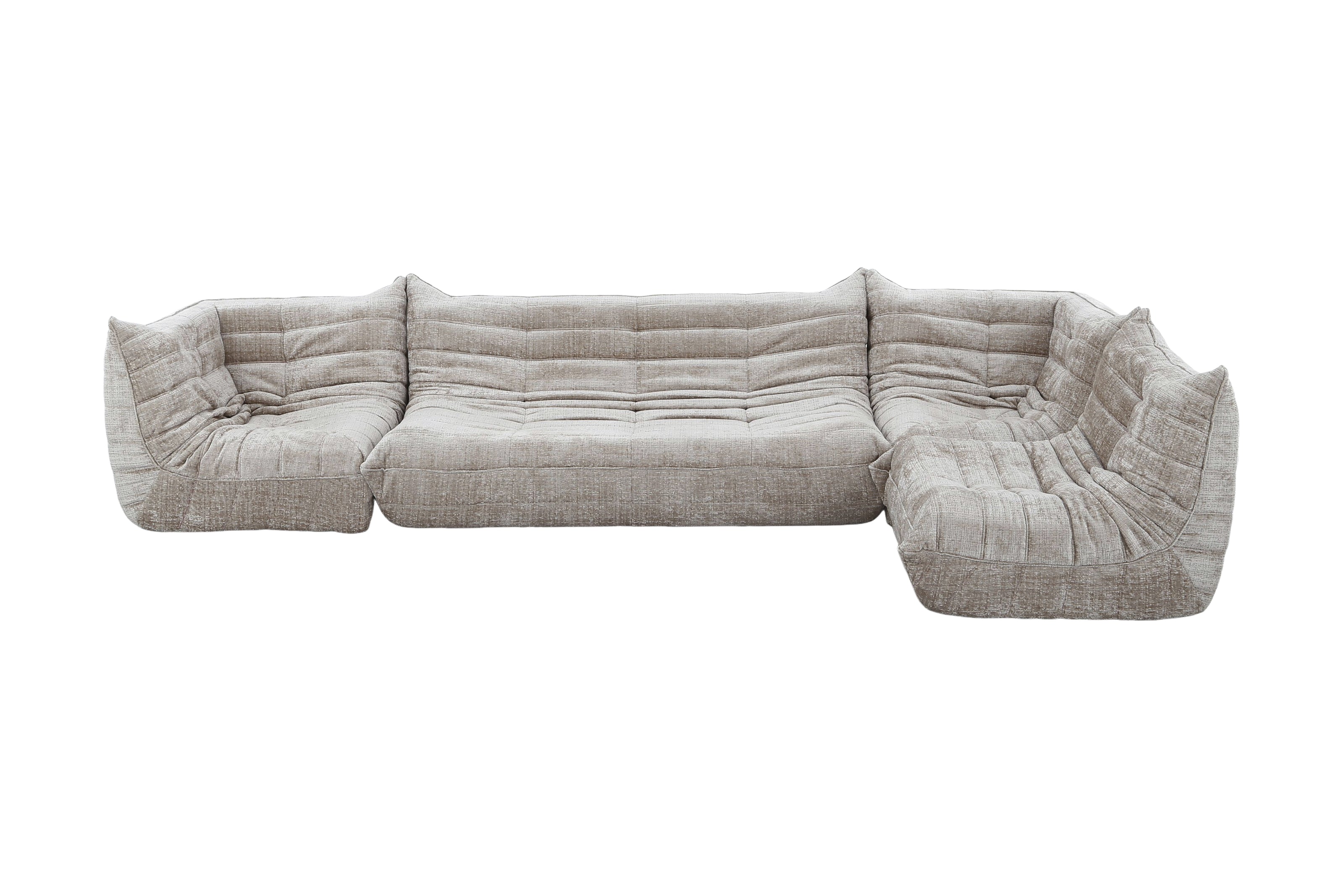 Boneless 4 Parts Sofa Plancha Cream