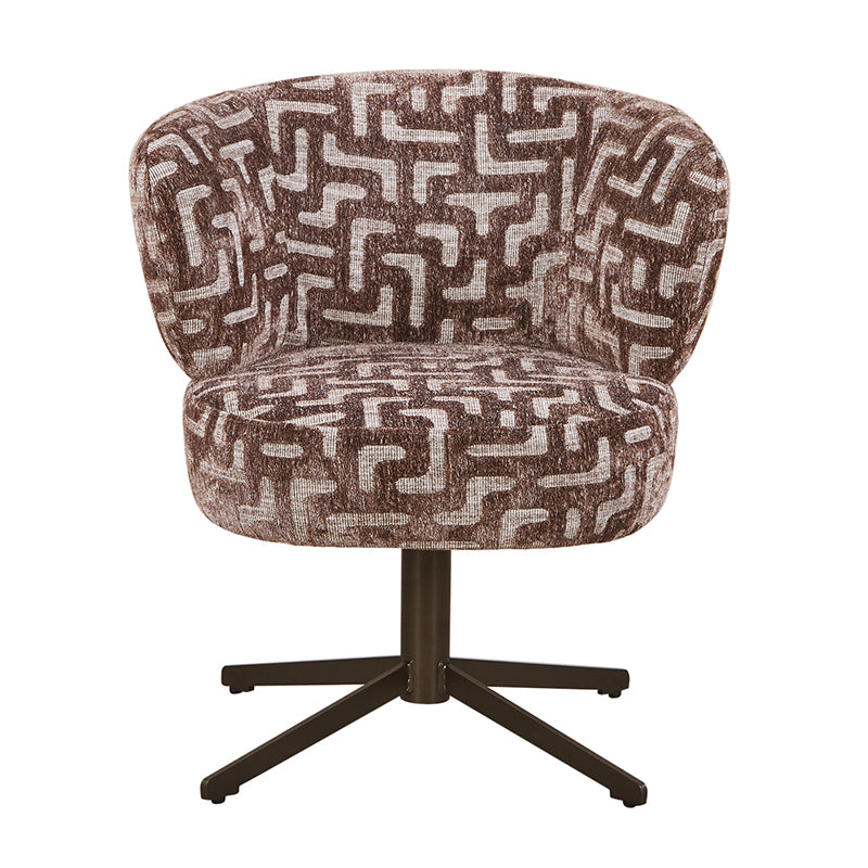 Atlas Rotating Chair Maze Brown