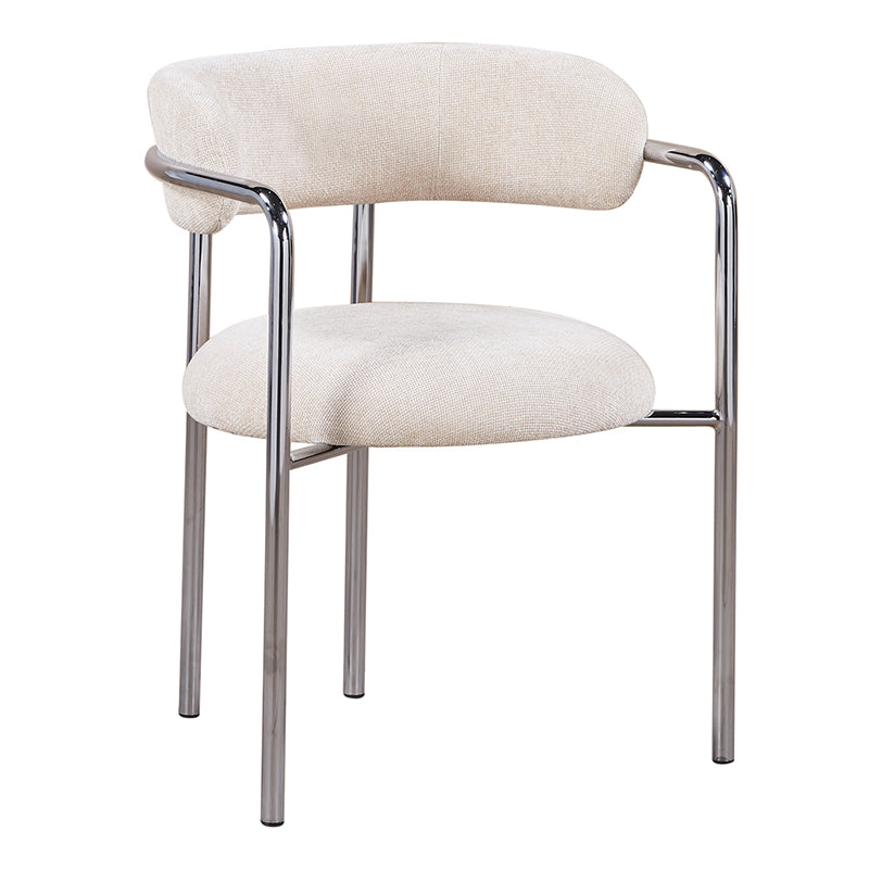 Art Deco Chair Ivory
