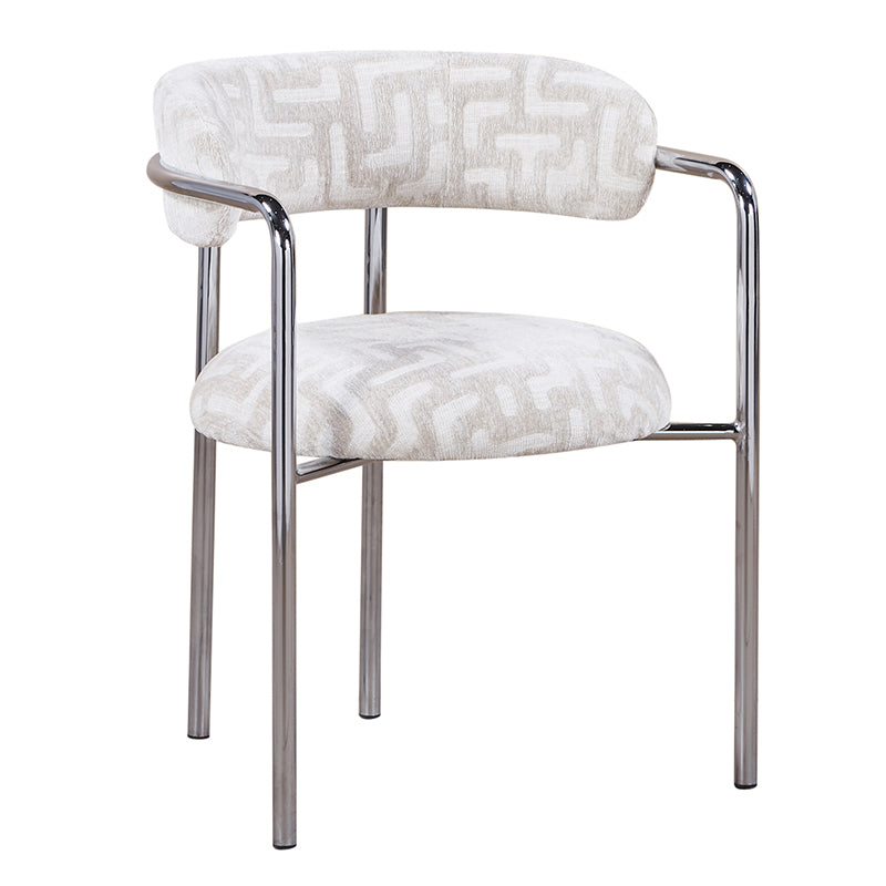 Art Deco Chair Maze Beige