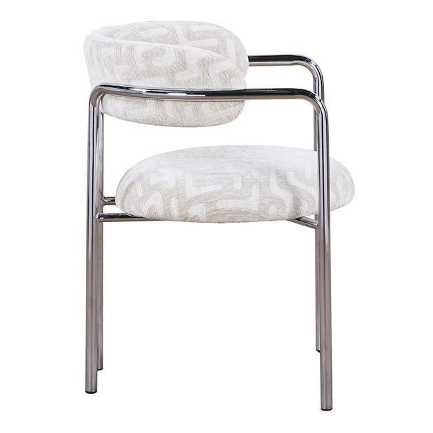 Art Deco Chair Maze Beige