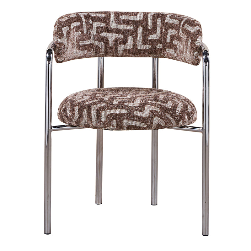 Art Deco Chair Maze Brown