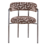 Art Deco Chair Maze Brown