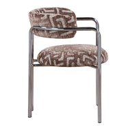 Art Deco Chair Maze Brown