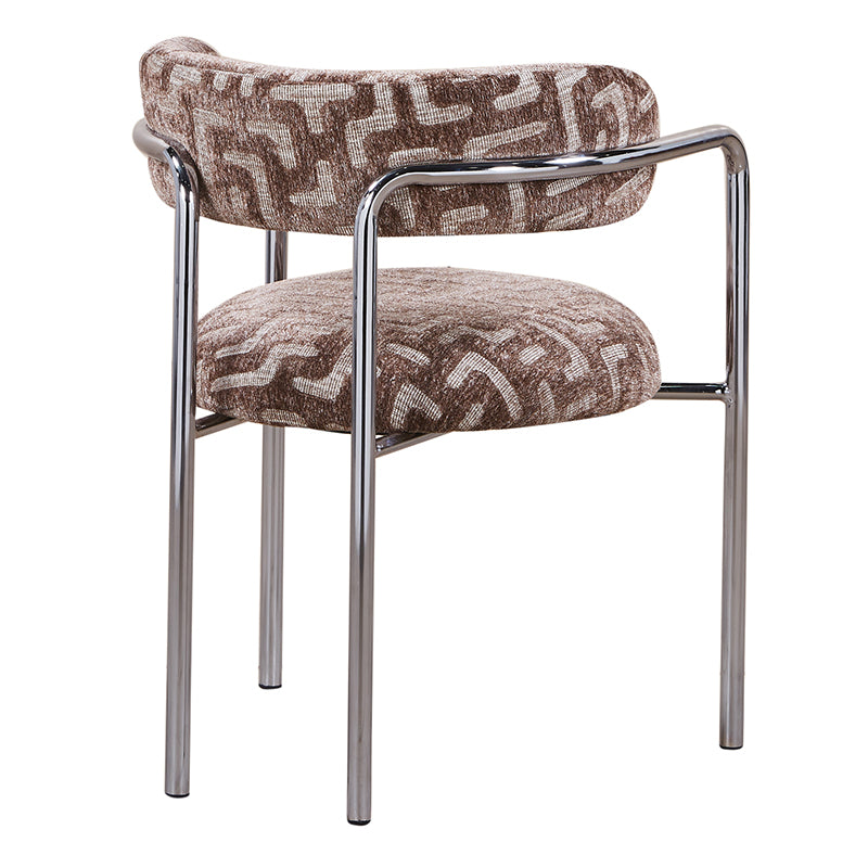 Art Deco Chair Maze Brown
