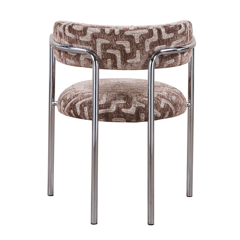 Art Deco Chair Maze Brown