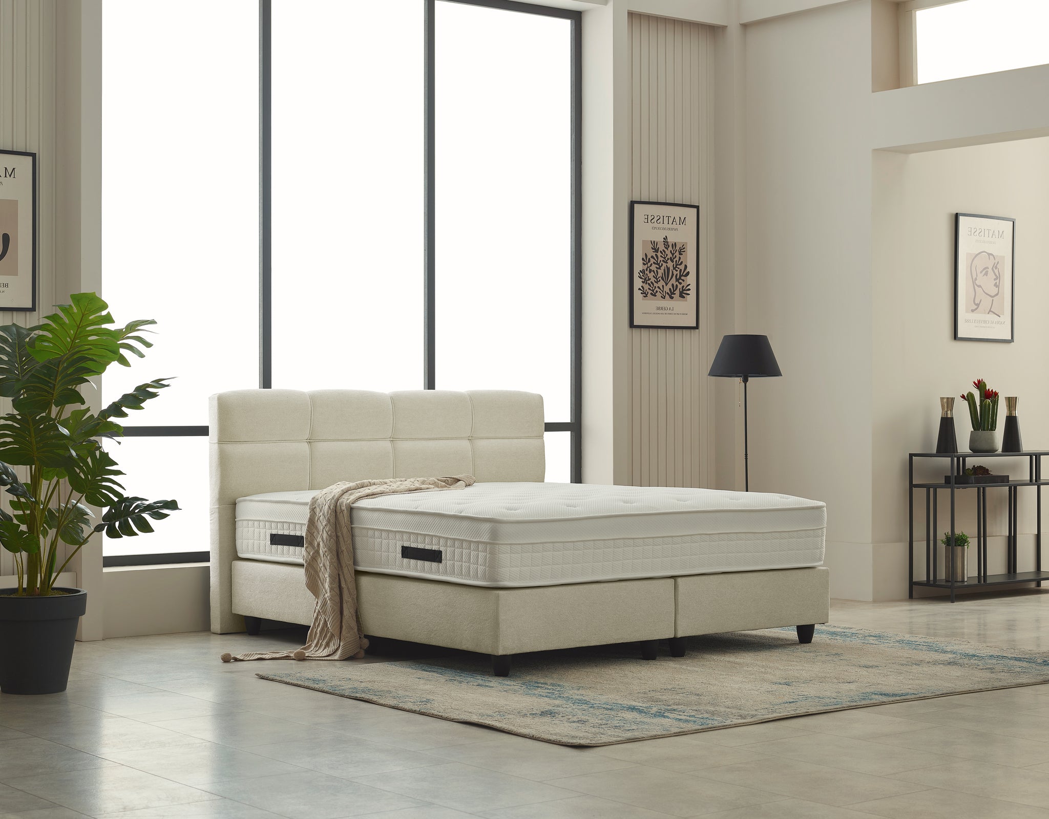 Dreamhouse Boxspring Vida Teddy - 160x200 - beige