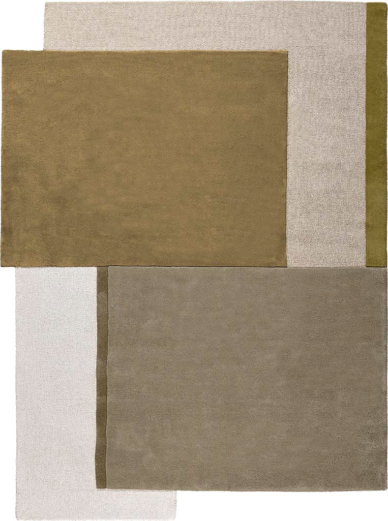 Umare - Olijfgroen - Rechthoek - 200x300