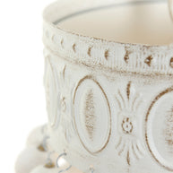 Hanglamp Ella 10191W witte kralenlamp met romantische charme