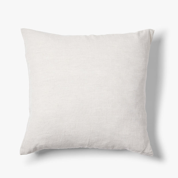 Gewassen 100% linnen kussenhoes Scotty 50x50 cm Naturel