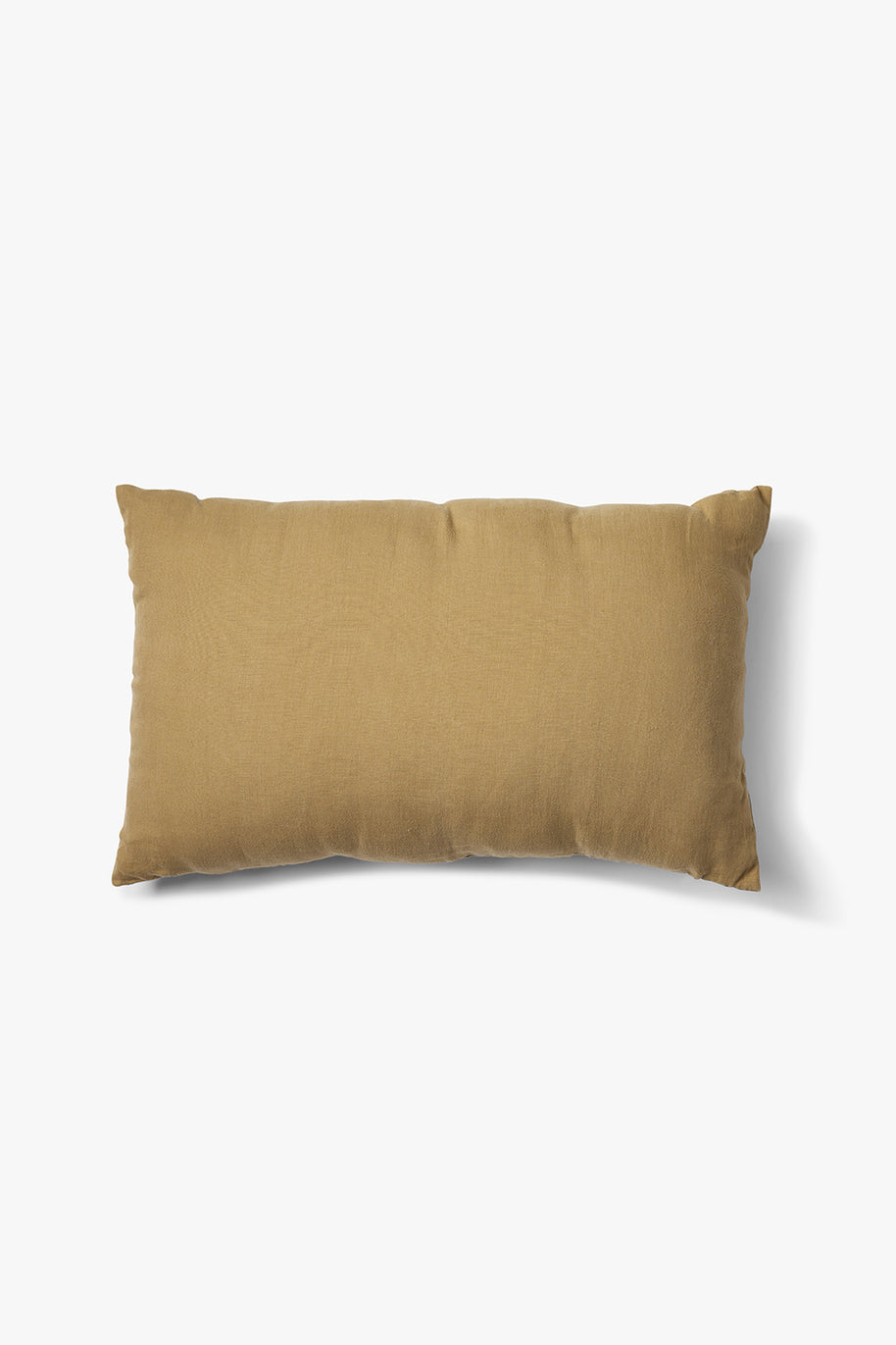 Gewassen 100% linnen kussenhoes Scotty 60 x 40 cm goudbruin