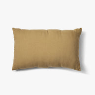 Gewassen 100% linnen kussenhoes Scotty 60 x 40 cm goudbruin