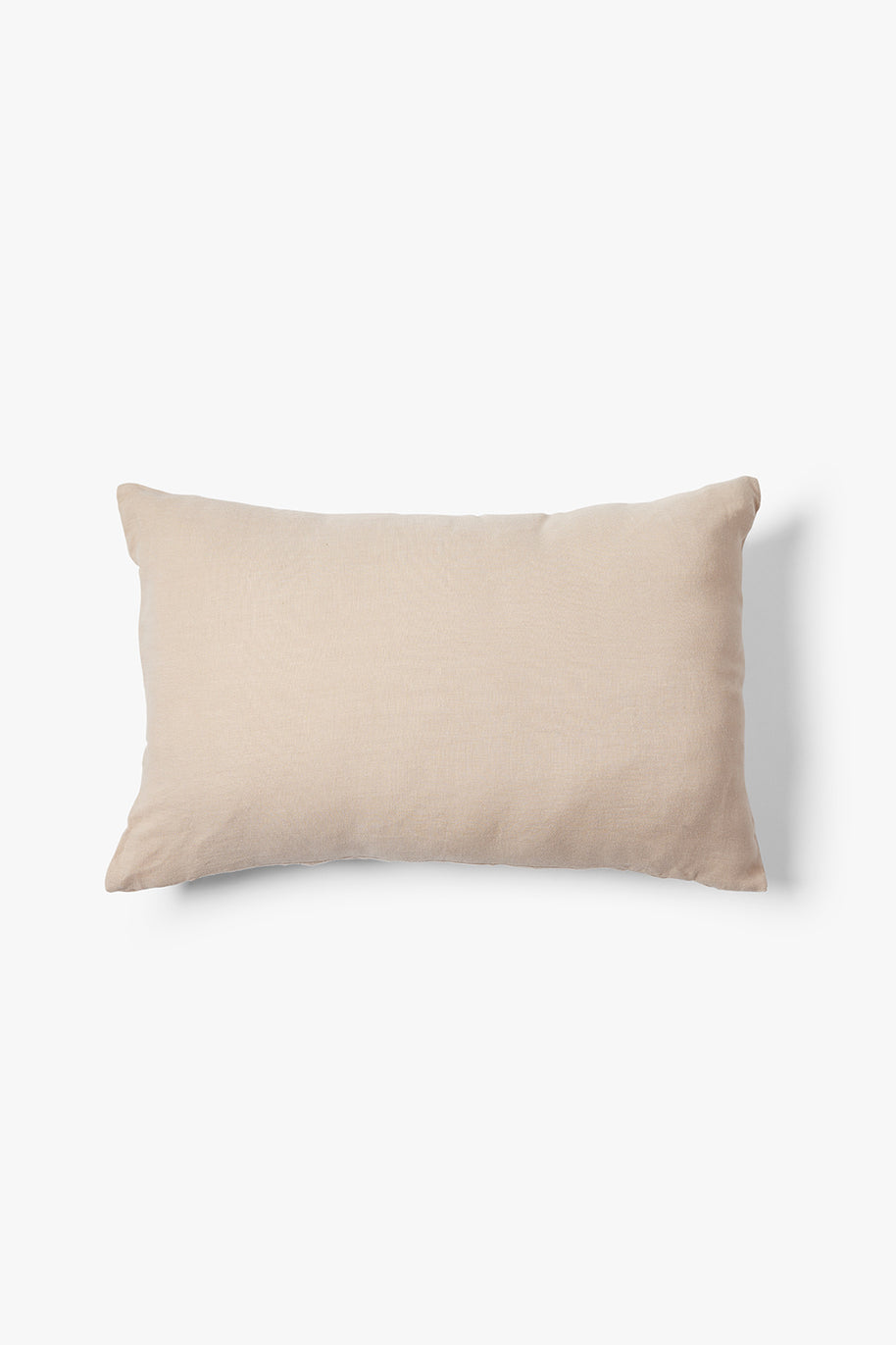 Gewassen 100% linnen kussensloop Scotty 60x40 cm nude