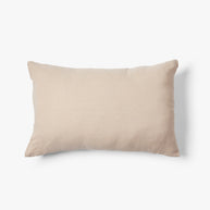 Gewassen 100% linnen kussensloop Scotty 60x40 cm nude