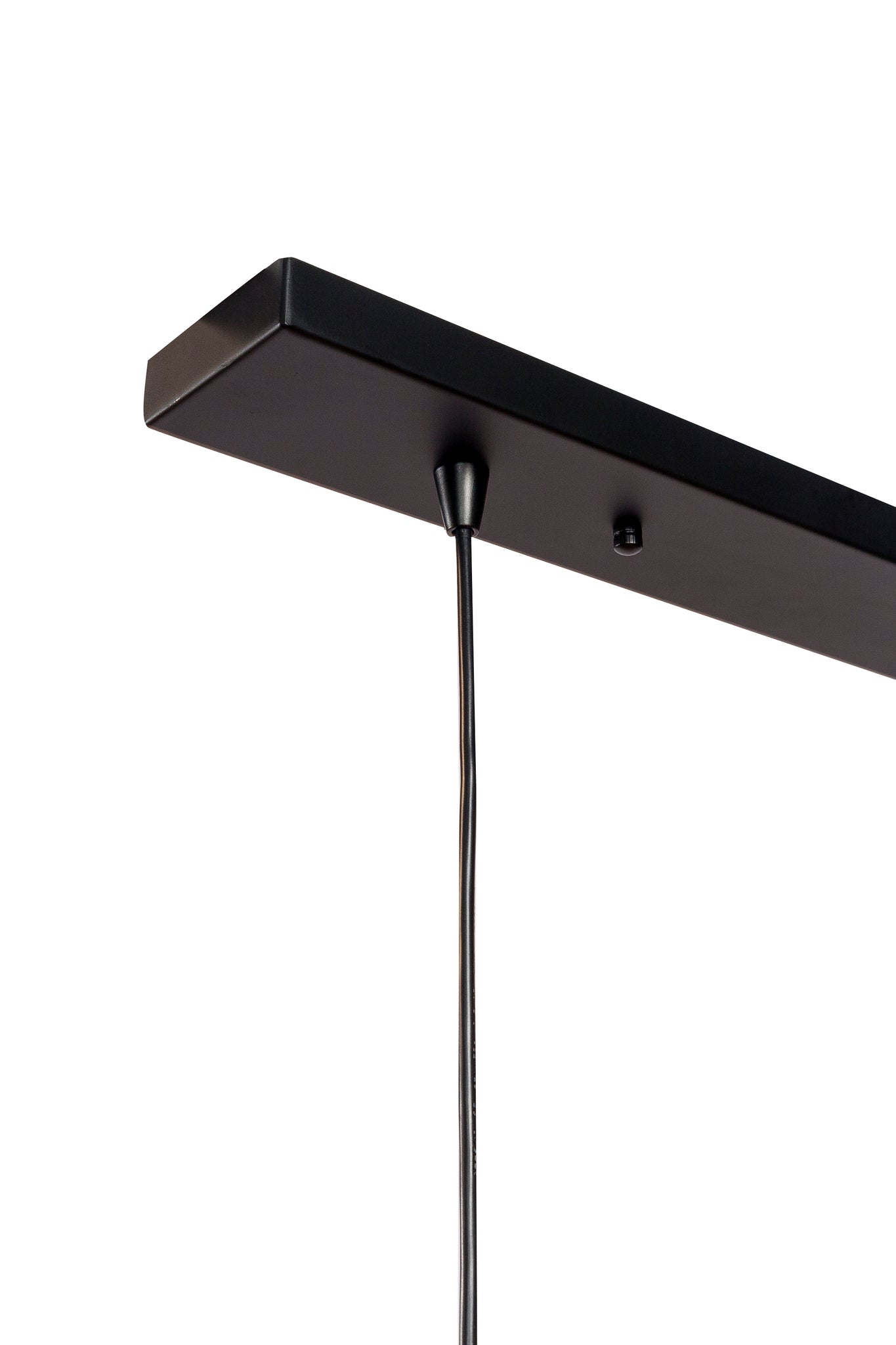 Hanglamp, 7-lichts, H340, zwart