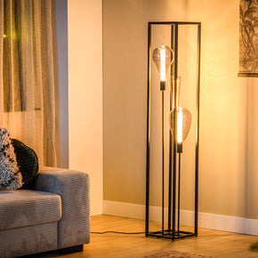 Vloerlamp, 3-lichts, V340 zwart