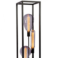 Vloerlamp, 3-lichts, V340 zwart