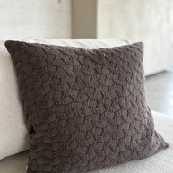 Jacquard biologisch katoenen sierkussenhoes Ella 50x50 cm