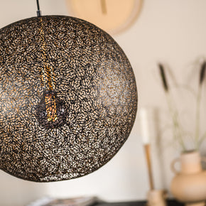 Hanglamp, 50 cm, H340 zwart