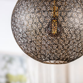 Hanglamp, 50 cm, H340 zwart