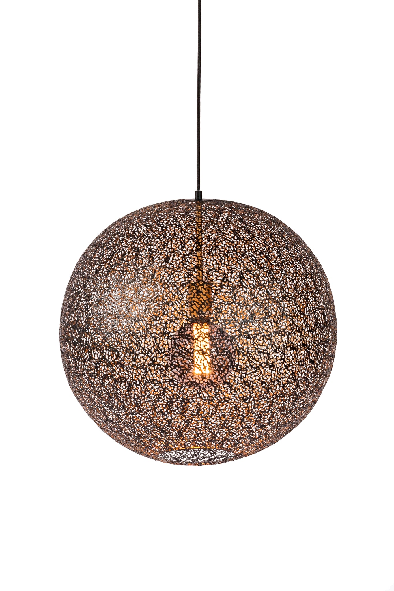 Hanglamp, 50 cm, H340 zwart