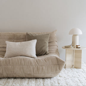 Luxe mohair sierkussenhoes Amy saliegroen 50x50 cm