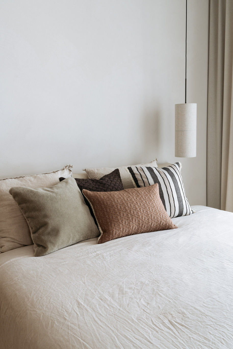Luxe mohair sierkussenhoes Amy saliegroen 50x50 cm