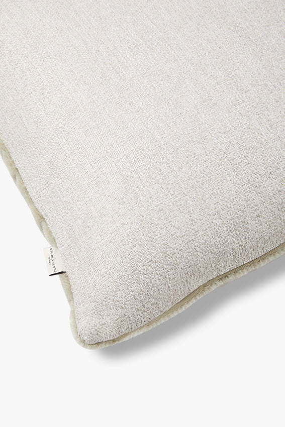 Luxe mohair sierkussenhoes Amy saliegroen 50x50 cm