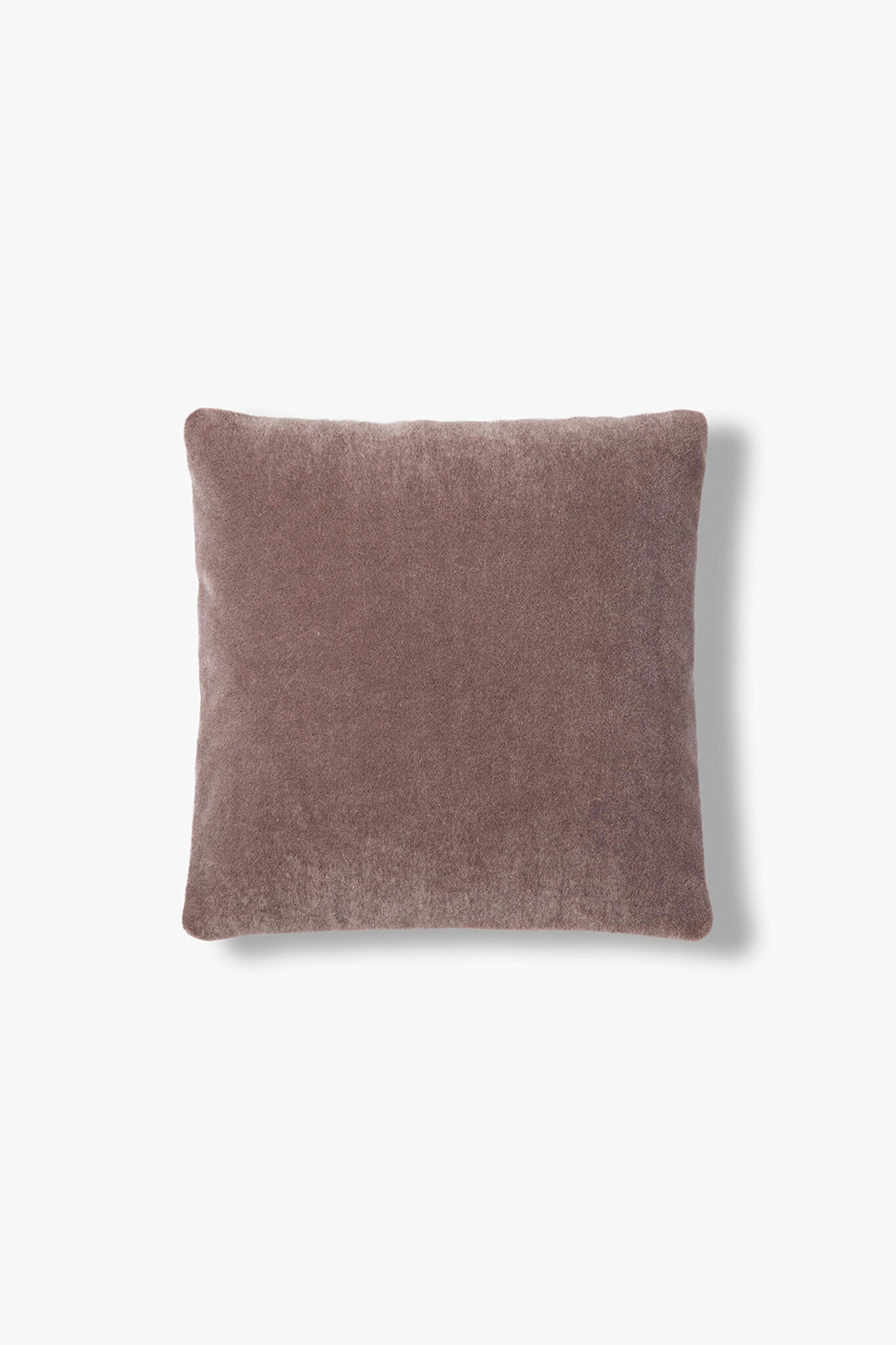 Luxe mohair sierkussenhoes Amy aubergine 50x50 cm