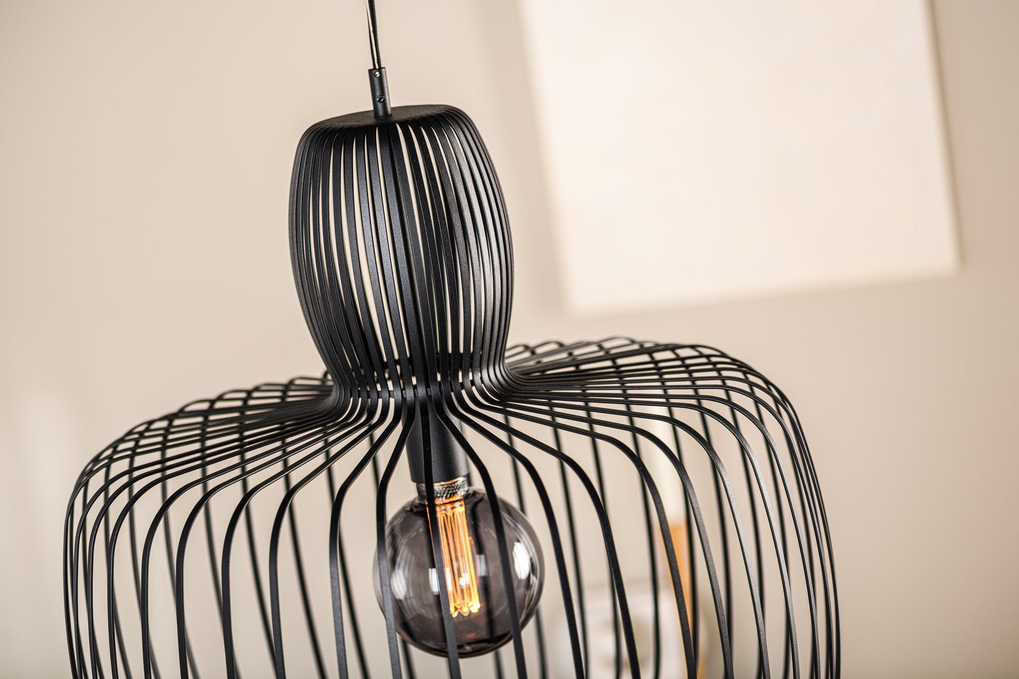 Hanglamp, 55 cm, H340 zwart