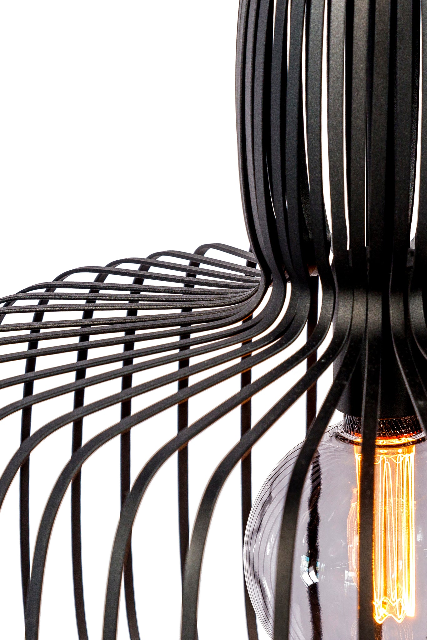 Hanglamp, 55 cm, H340 zwart