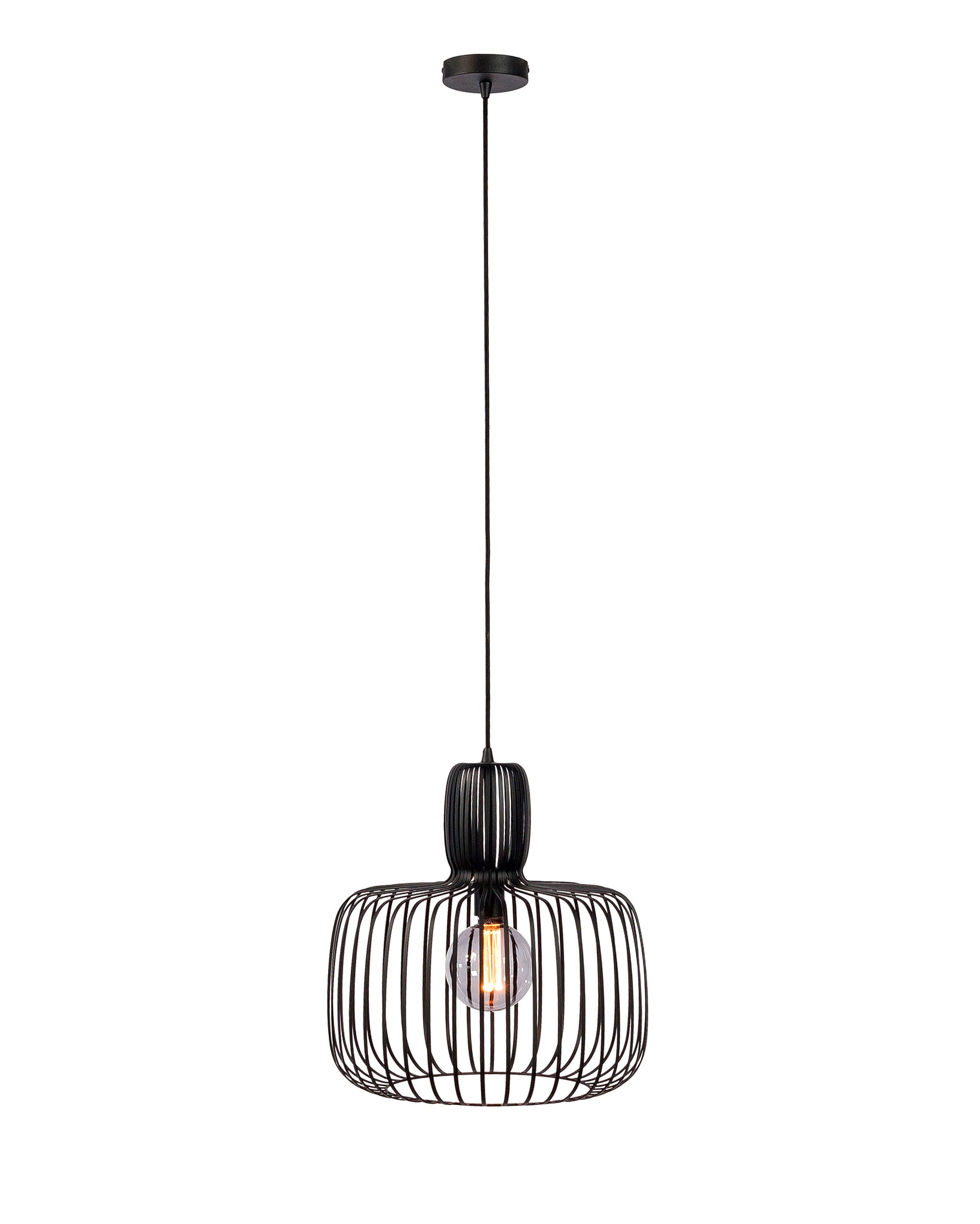 Hanglamp, 55 cm, H340 zwart