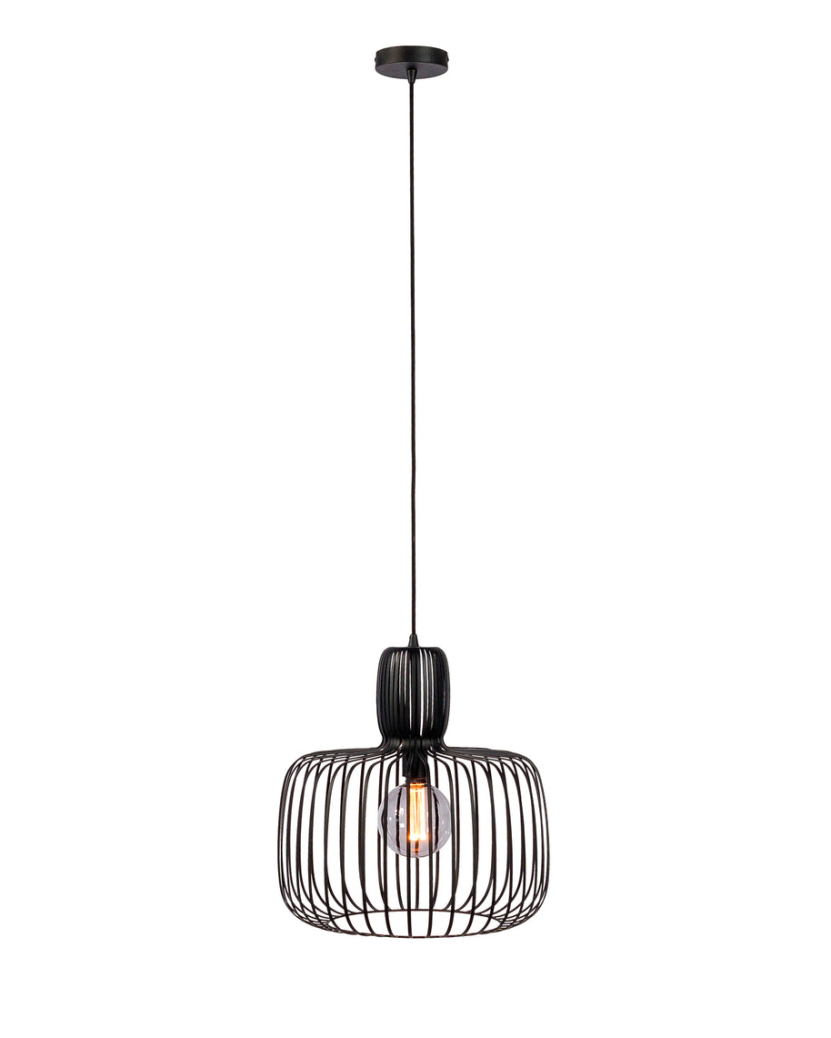 Hanglamp, 55 cm, H340 zwart